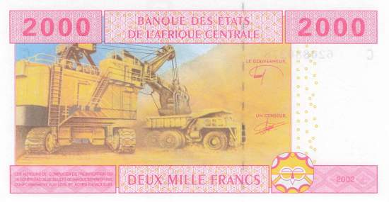 2000 Francs P.608Ce 2002